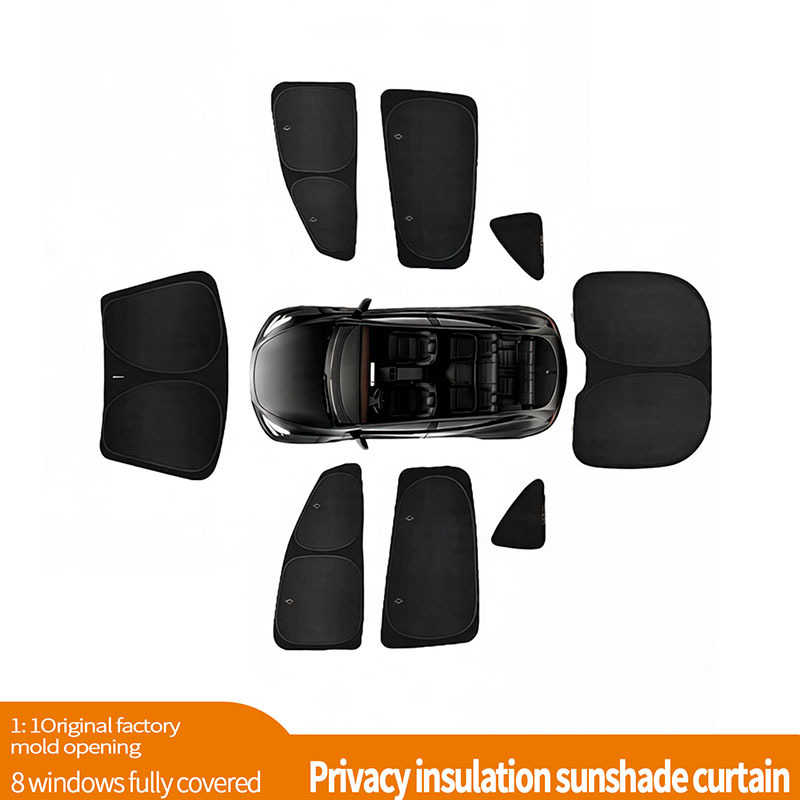 TEMU For For 2020-2026 All Series Crystal Full Set 8pcs Sunshade Camping Specific Of Dawn Overnight Protection