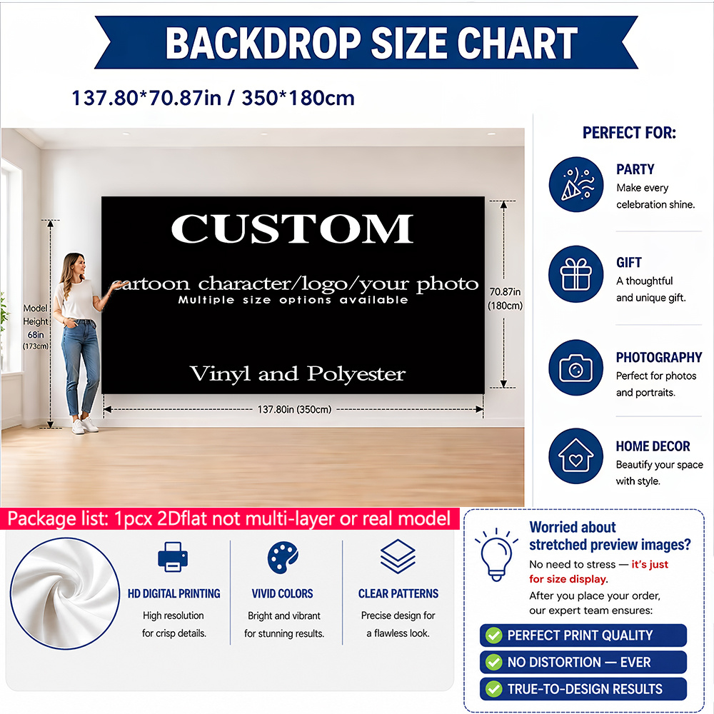 Personalized Party Banner with Custom Photos and Text