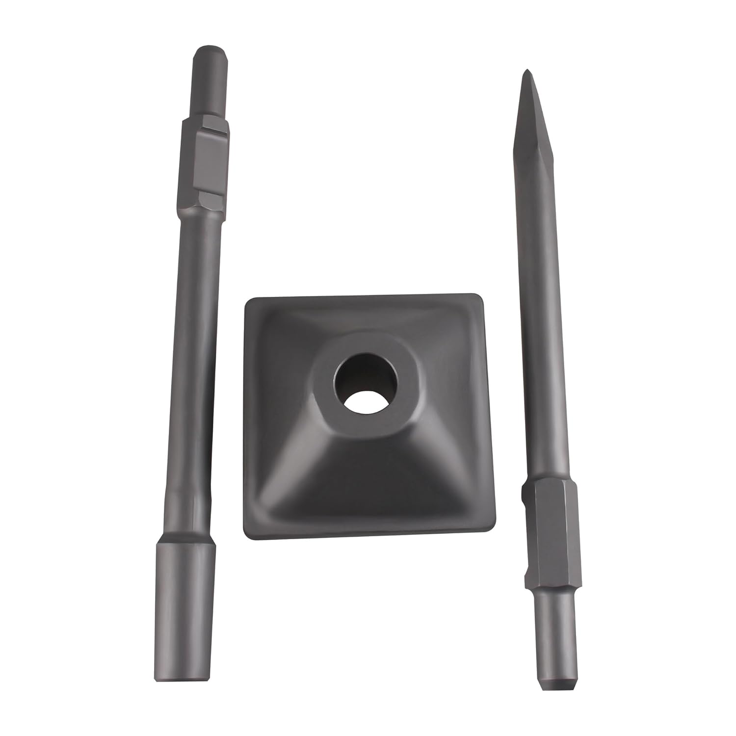 TEMU 1pc Hexagonal Tamping Plate 410x150x150mm, Base For Concrete Compaction, & Foundation Work, Tamping, Foundation Repair, Durable Construction,