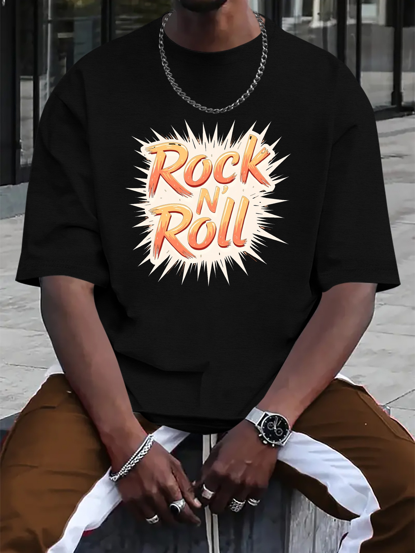 camiseta gráfica hombre manga corta cuello Temu Guatemala