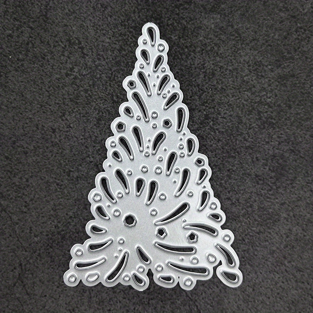 1pc Christmas Tree Metal Cutting Dies Stencils For Scrapbooking Album Paper Template Made Of Carbon Steel