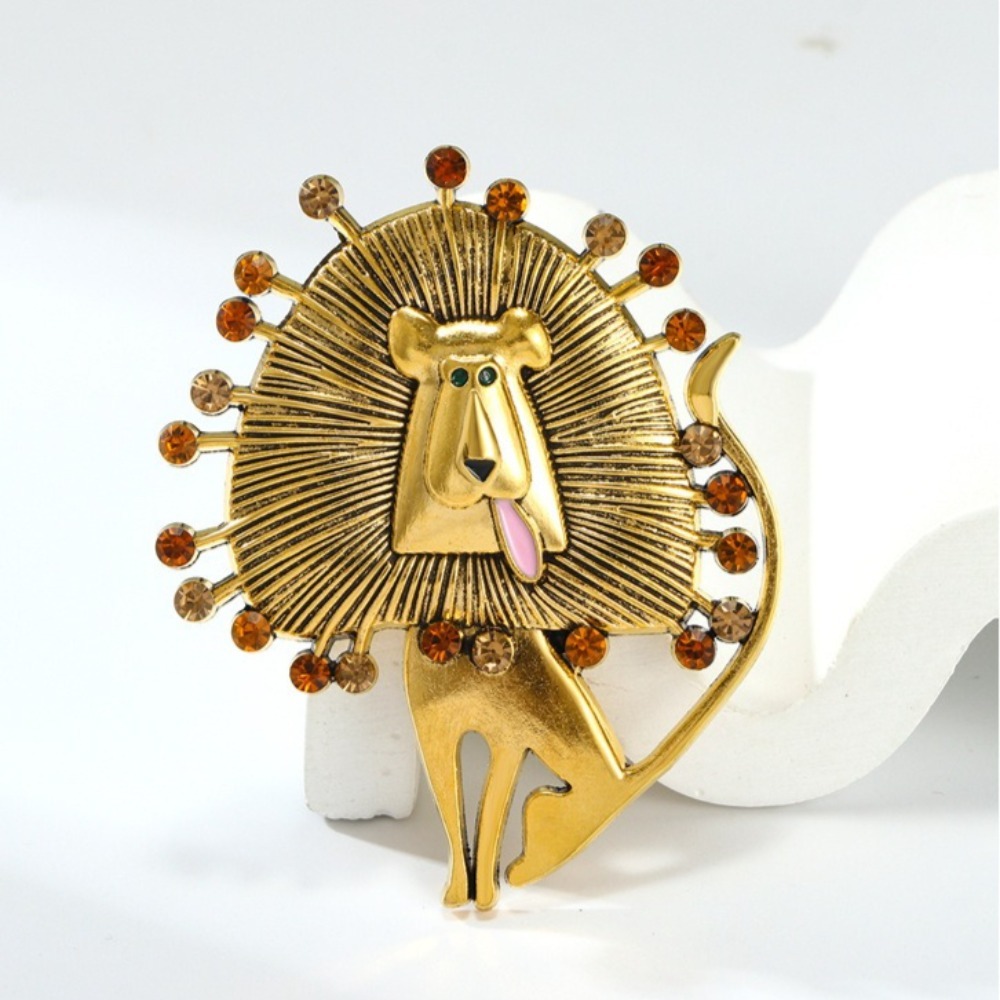 E-shop Barocke, luxuriöse und wunderschöne Löwen-Brosche für Damen und Herren, Schmuck-Ergänzungen, perfektes Überraschungsgeschenk für Paare bei