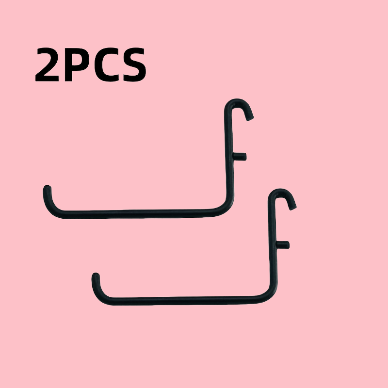TEMU Hooks For 2pcs Hole Plates, Additions For Hole Plates, Brackets For Display Boards, Storage Hooks, And Hardware Brackets For Desktops