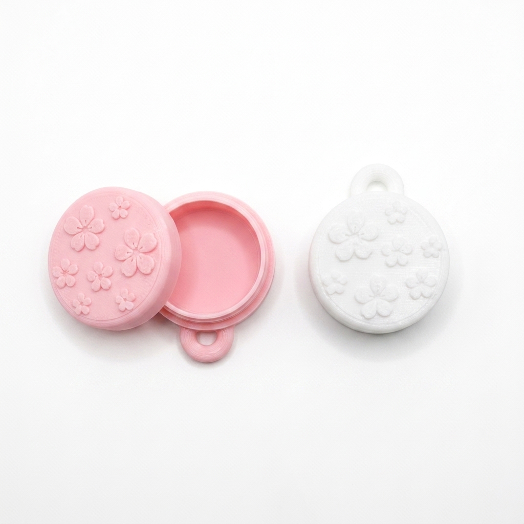 TEMU 2pcs Flower-shaped Jewelry Storage Boxes, Available In Cherry Pink White. Suitable For Travel, Fitness, Work, Or Daily Use, This Product Allows