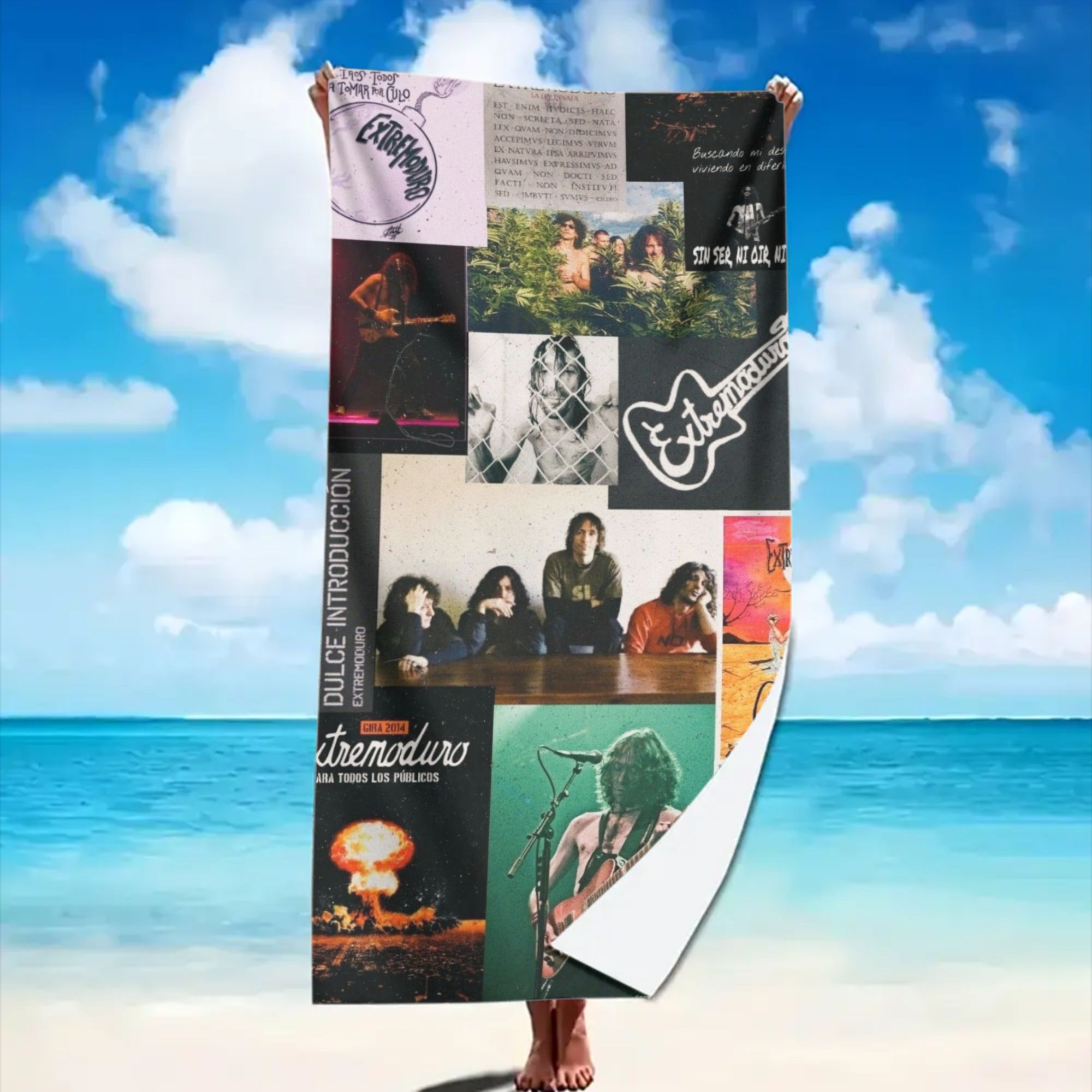 TEMU Toalla de Playa en , Ideal para Celebraciones de , con Hermosos Diseños, Práctica y Cómoda, con Estampados y Divertidos. para Actividades como