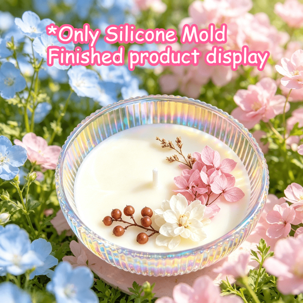 TEMU Round Bowl Silicone Mold, Circular Striped Deep Bowl Epoxy Resin, Gypsum Casting Mold, Large Storage Container For Jewelry, Candle Holders,