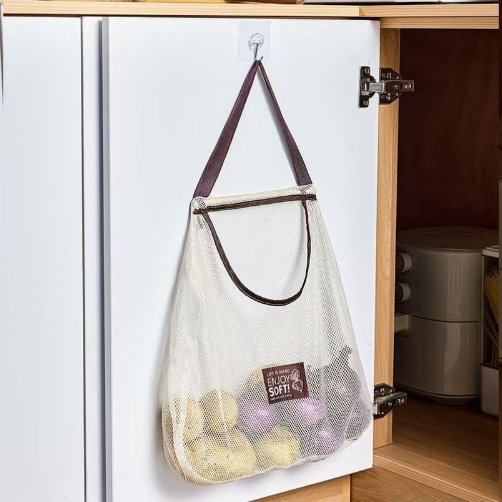 

Hanging Storage Organizer For Underwear & Socks - Space-saving And Door Back Mesh Bag