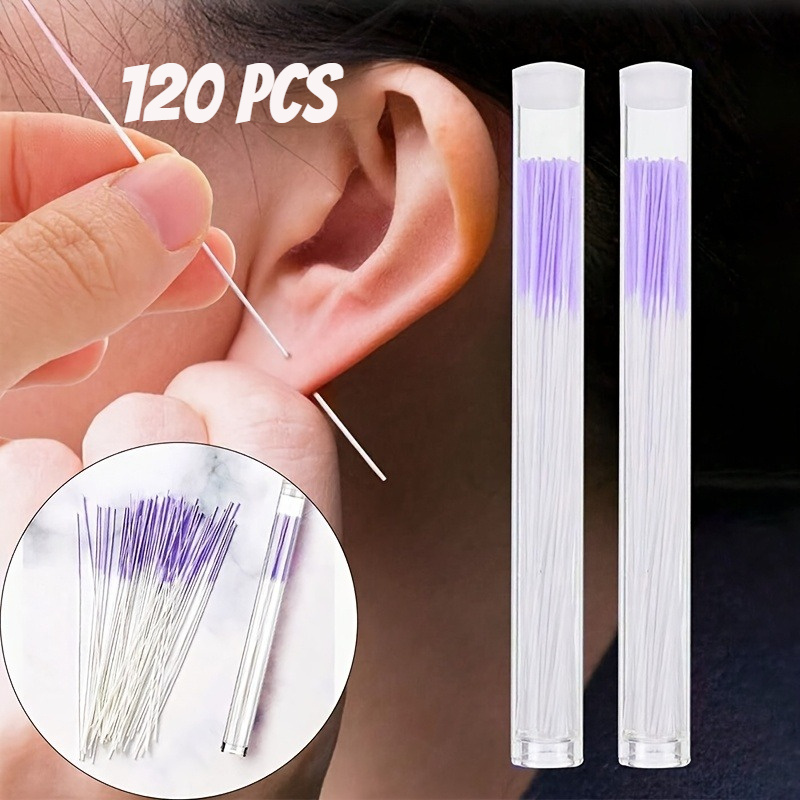 120pcs unscented ear piercing cleaning floss plastic ear - Temu