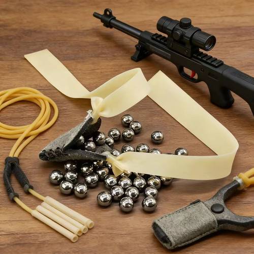 1pc rubber bands flat rubber band durable high and tensile without and without balls rubber bands flat rubber band durable for gun rubber pouch