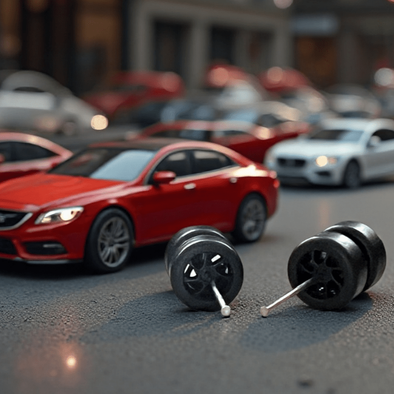 rubber wheels sold on Temu Australia