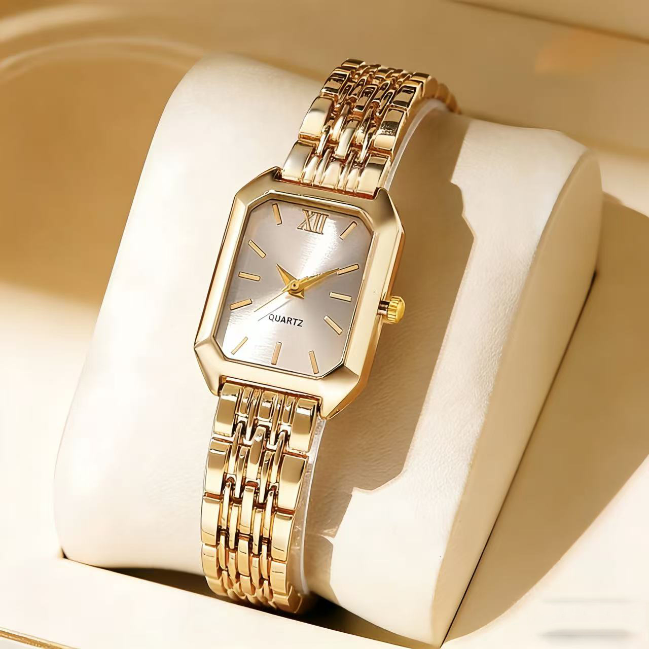 this new stylish and elegant womens quartz watch is   wear weddings valentines day ramadan birthday parties and mothers day box not included
