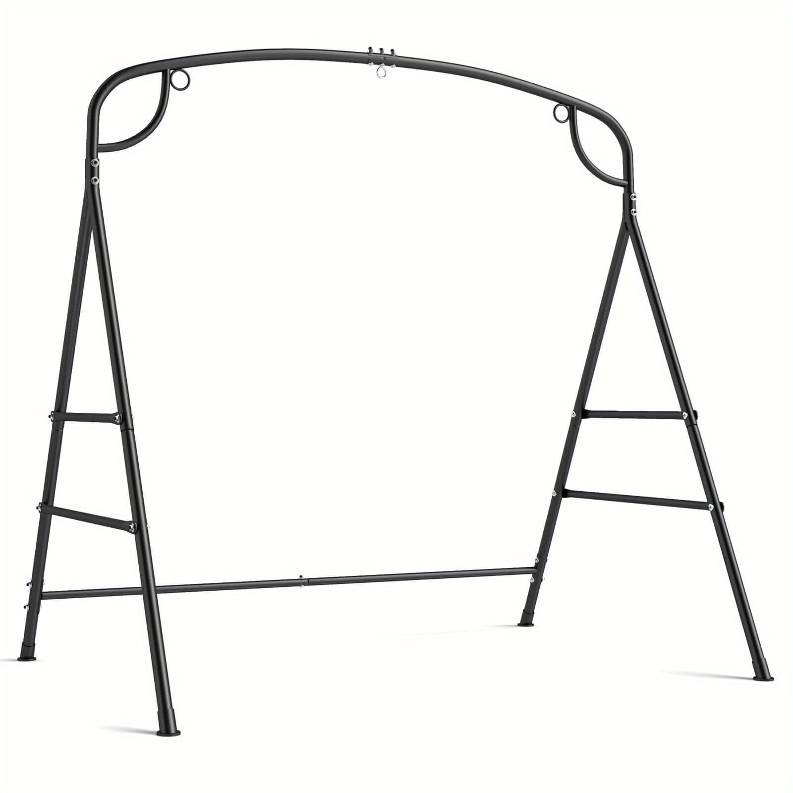 TEMU Support de balançoire MULTIGOT pour porche, cadre de balançoire en métal robuste avec 2 anneaux de suspension