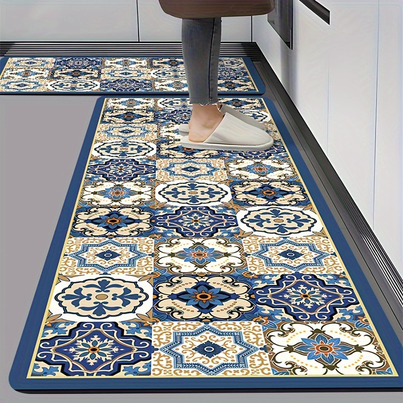 vintage diatomaceous mud mat super absorbent non     bathroom kitchen aisle and hotel use bathroom   decor   elegant flooring durable material hand wash only floor protector absorbent pad interior       Product details 1