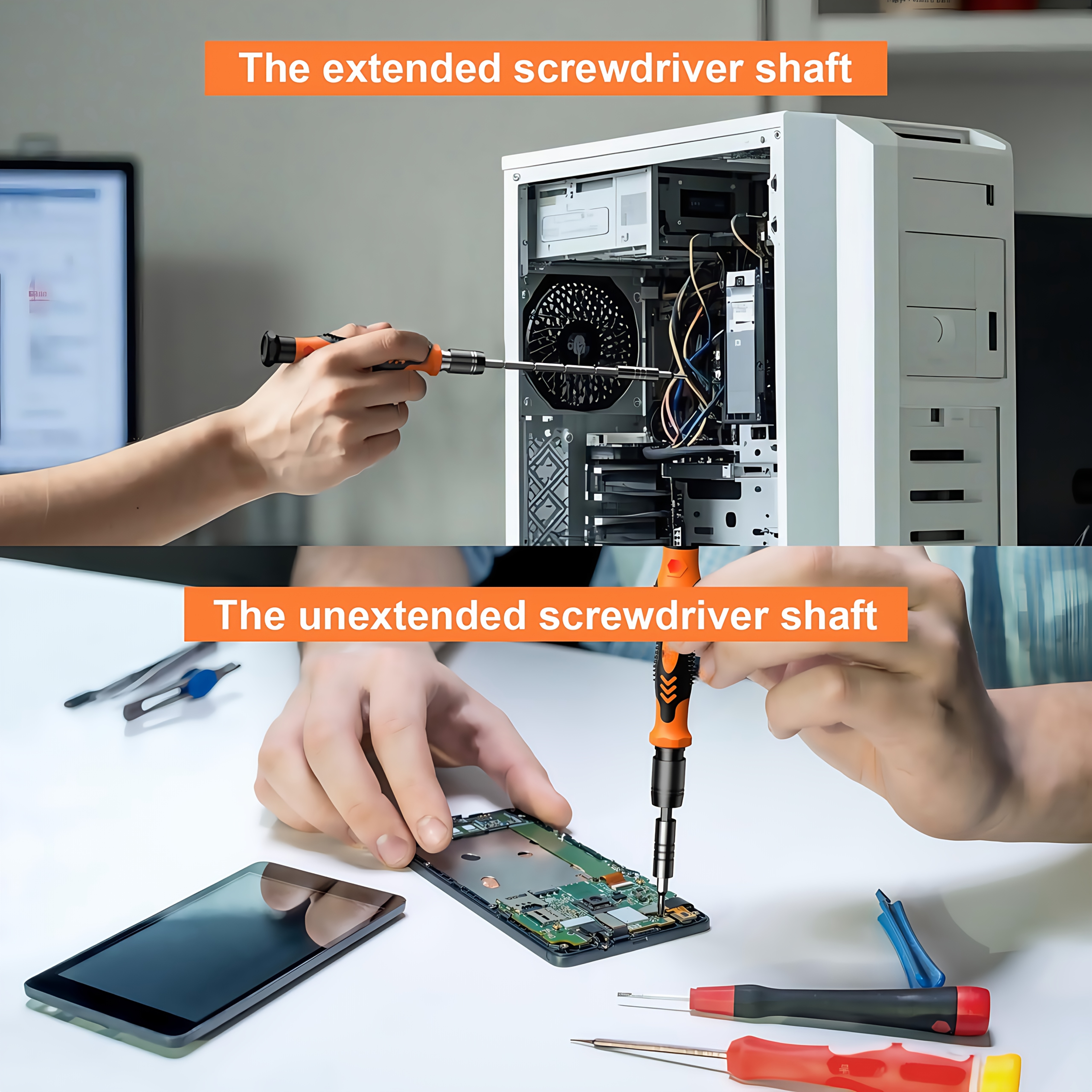 1 set mini repair tool kit compatible for computer macbook laptop glasses repair precision screwdriver set with torx triwing bits crv no for tech gadgets smartphone tablet ideal for diy travel Product details 4