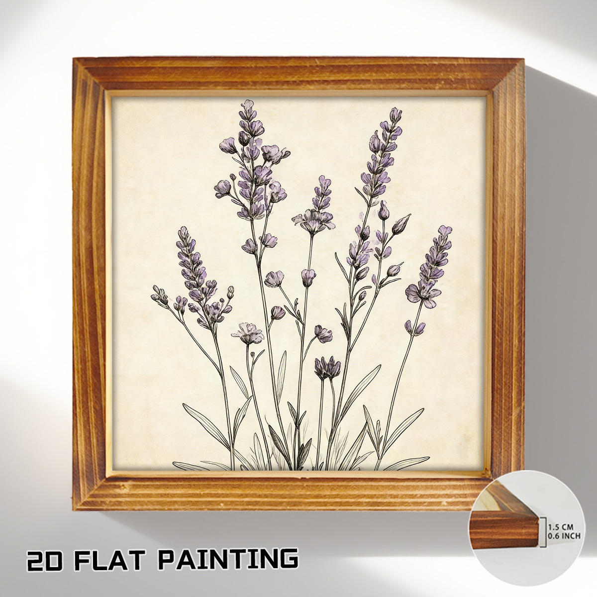 TEMU 1pc Peinture Décorative, Art sur Toile, Décoration Murale, Art Mural, Article de Décoration, 20Cm 8/Inch, Cadeau, Art Mural Encadré, Décoration
