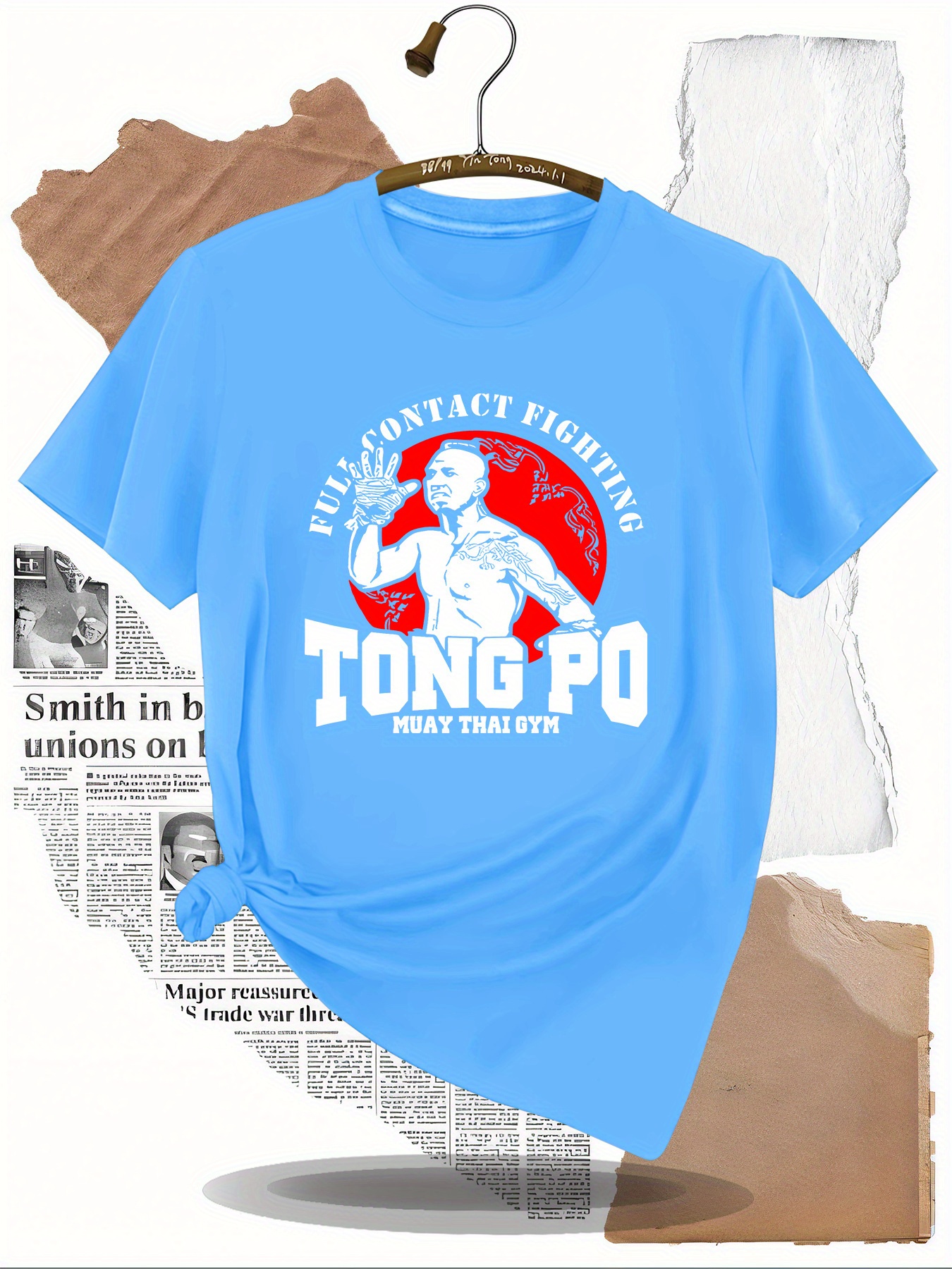 fighting graphic tee men tong po muay thai gym - Temu Ireland, image size:800x1067