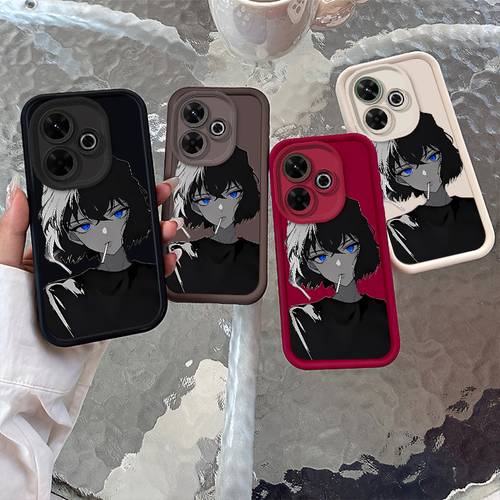 Artikelbild handyhülle - kompatibel mit xiaomi poco m6 4g/poco m6 plus 5g, für redmi 13/redmi 13 5g/redmi note 13r. diese handyhülle ist stoßfest, rutschfest, leicht, und schmutz- und fleckenabweisend.