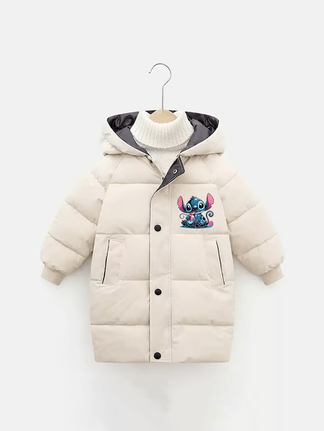 1x Disney unisex gevoerde jas voor herfst en winter