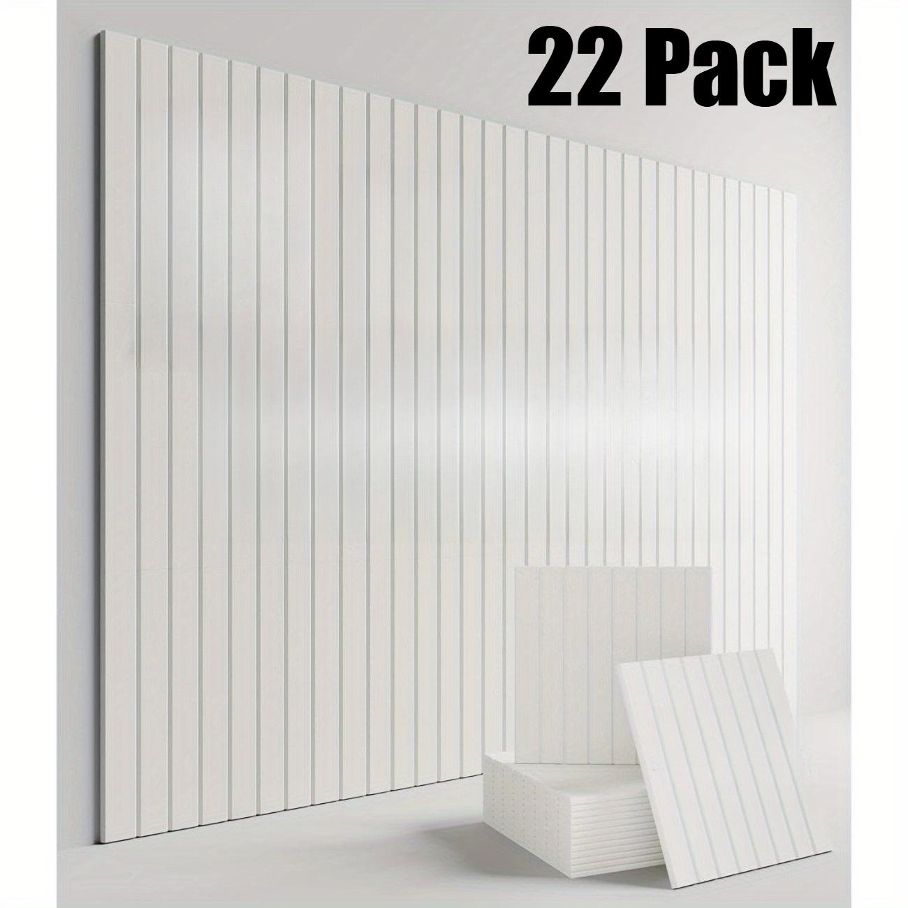 22 Pack Self-adhesive Acoustic Panels 12" X 12" X 0.4" - Sound Proof Foam Panels With High Density, Noise