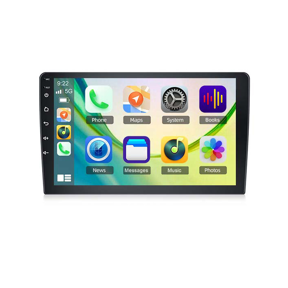 TEMU Autoradio MP5 Double Din 7 Pouces Écran Tactile HD pour VW 5, 6, Passat, Polo, Seat, Skoda, Tiguan, avec CarPlay fil/ Auto/, Bluetooth,