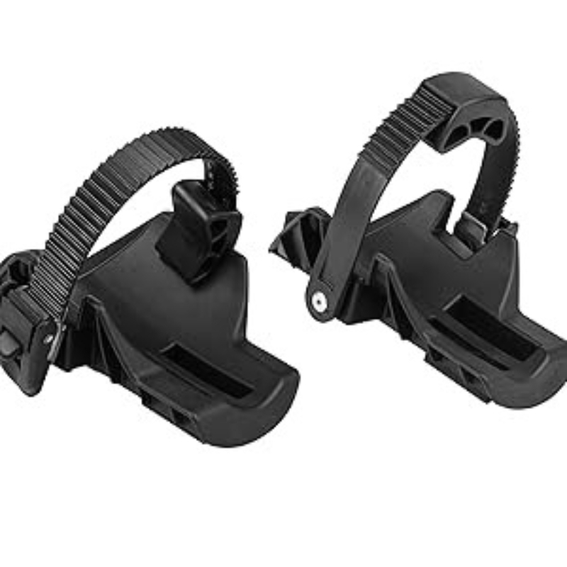Image of Wheel Stopper For Wide Tyres Up To 3.25 Inch, 2pcs For Bicycle Carrier; Tightening Strap With Tensioning Rod And Protective Rubber