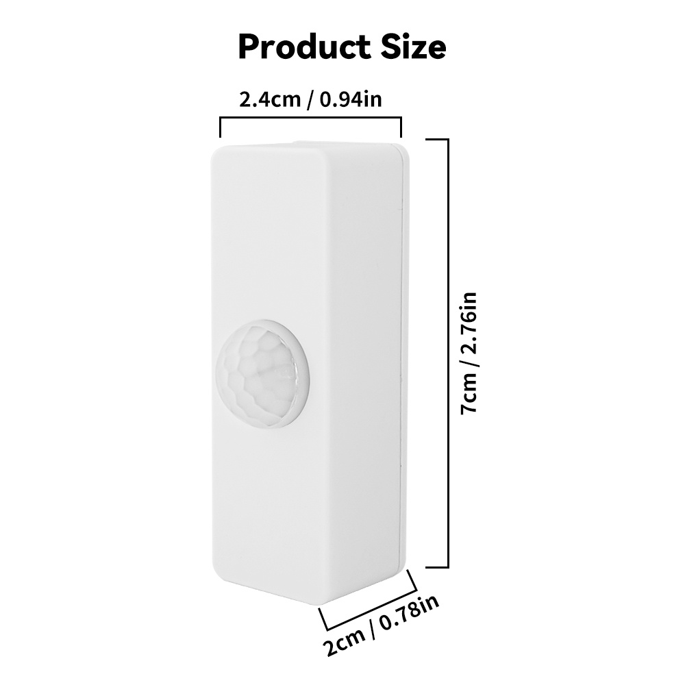 For Smart Detection Sensor - Compatible With Alexa And Google Home, No Required, Battery-powered, Compatible With For / App, Wall-mounted Design, Suitable For Smart , Modern Home Decor