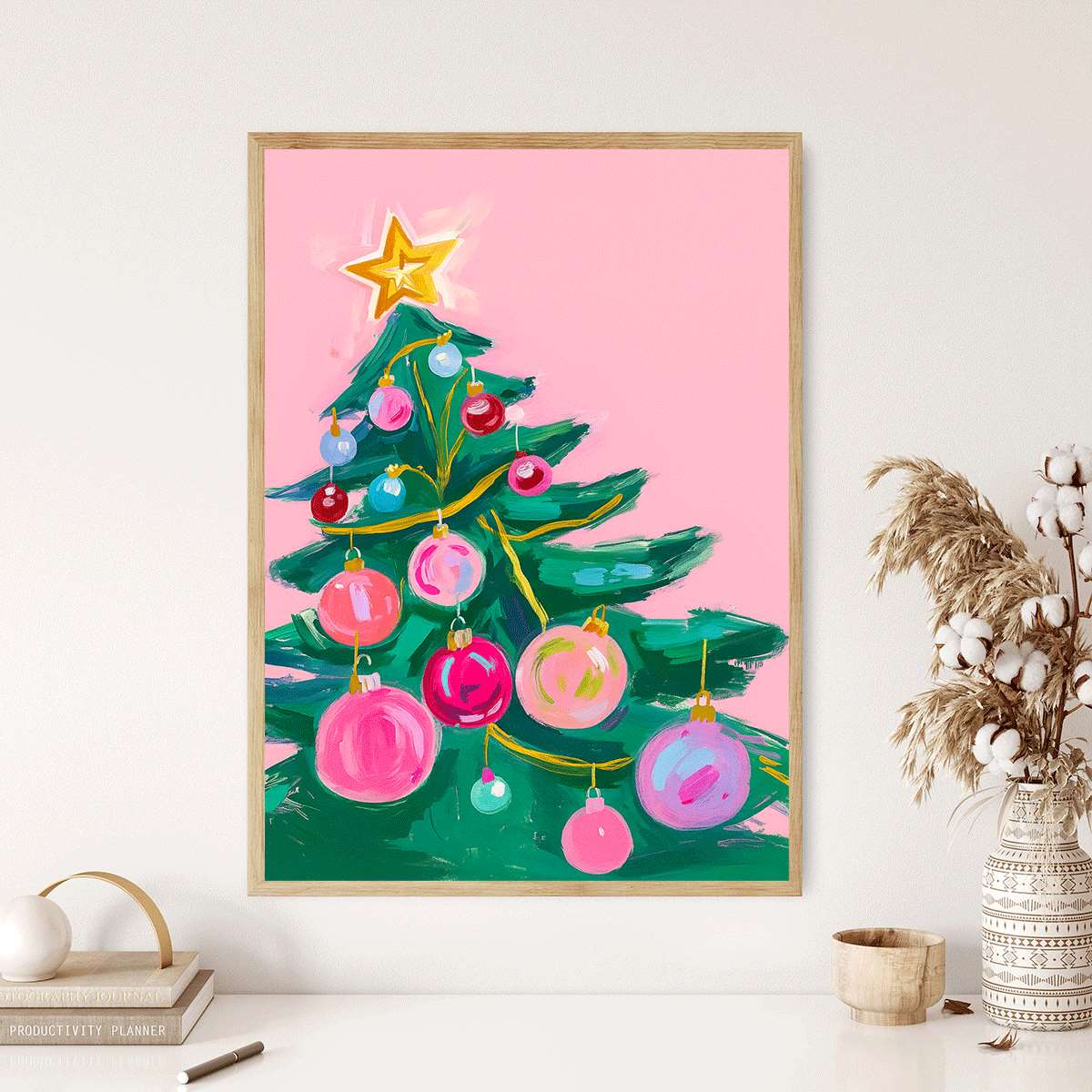 TEMU 2d Flat, 1pc 2d Flat Prints Christmas Posters Style Wall Decoration Unframed Canvas Printing Home Decoration Hanging Pictures Room Decoration