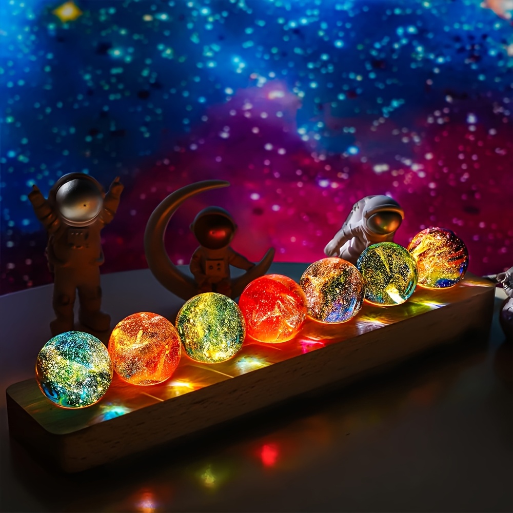 7 pièces boule led   lumière de nuit décoration   salon cadeau anniversaire noël fête des mères saint-valentin diplôme, décoration de  ,style art déco,  délicat,lumière décorative,organisateurs dévénements Détails du produit 4