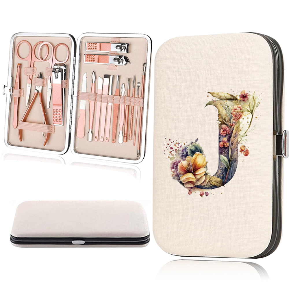 18pcs Essential Travel Nail Clipper Set with Organizer Case