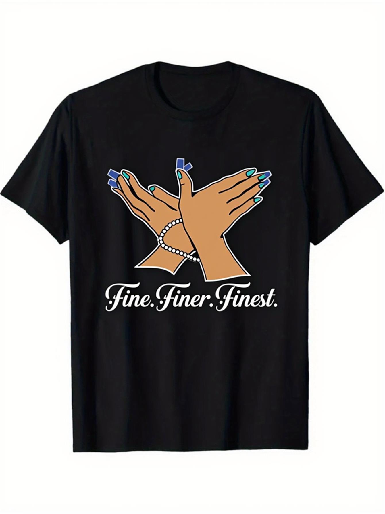 hand print shirt sold on Temu United States