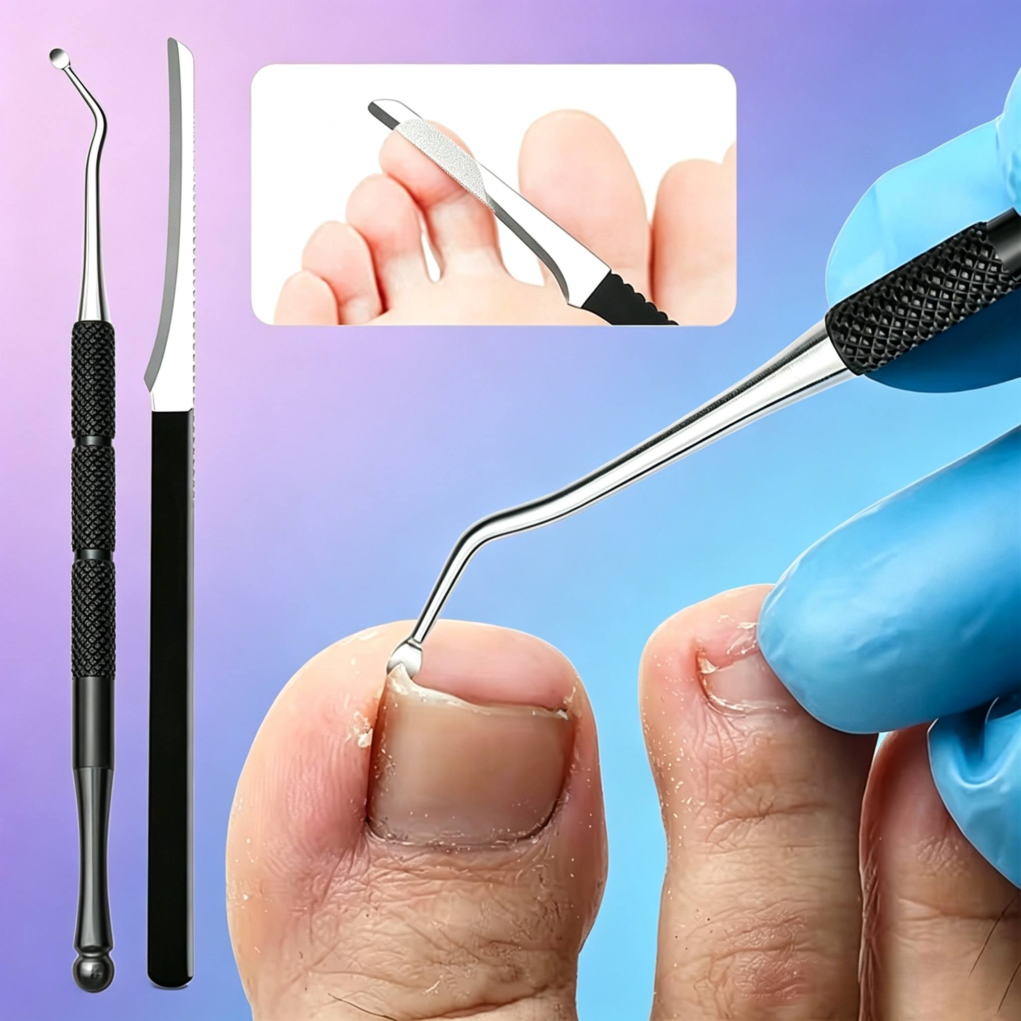 13pcs Set for Precise Trimming of Ingrown and Thick Toenails