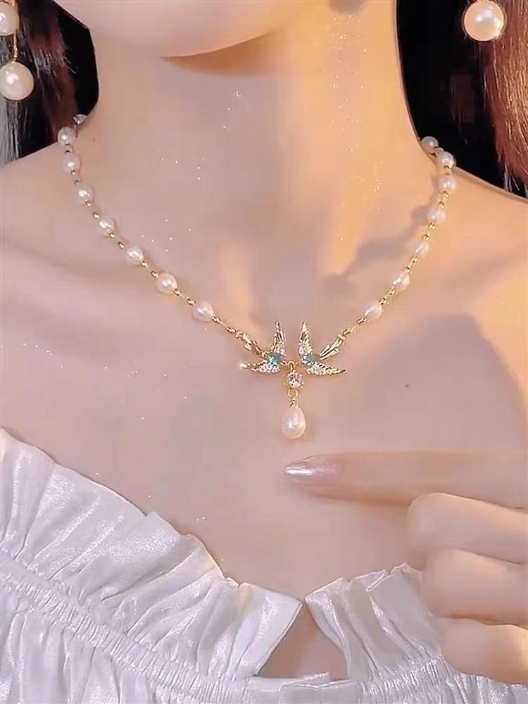 1pc of Magpie Necklace, Stylish And Adaptable, Elegant Clavicle Chain, Premium Light Luxury, Minimalist Necklace Jewelry