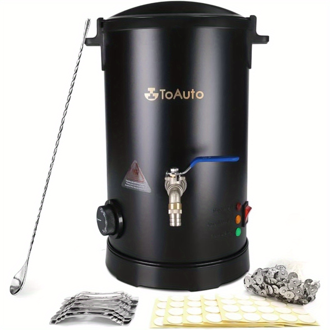 Image of 5l Candle Making Machine, Candle Making Kit, Includes Candle Wicks, A Wax Melter, And A Wick Holder - Perfect For Beginners Looking To Make Batches Of Halloween And Christmas Candle Gifts