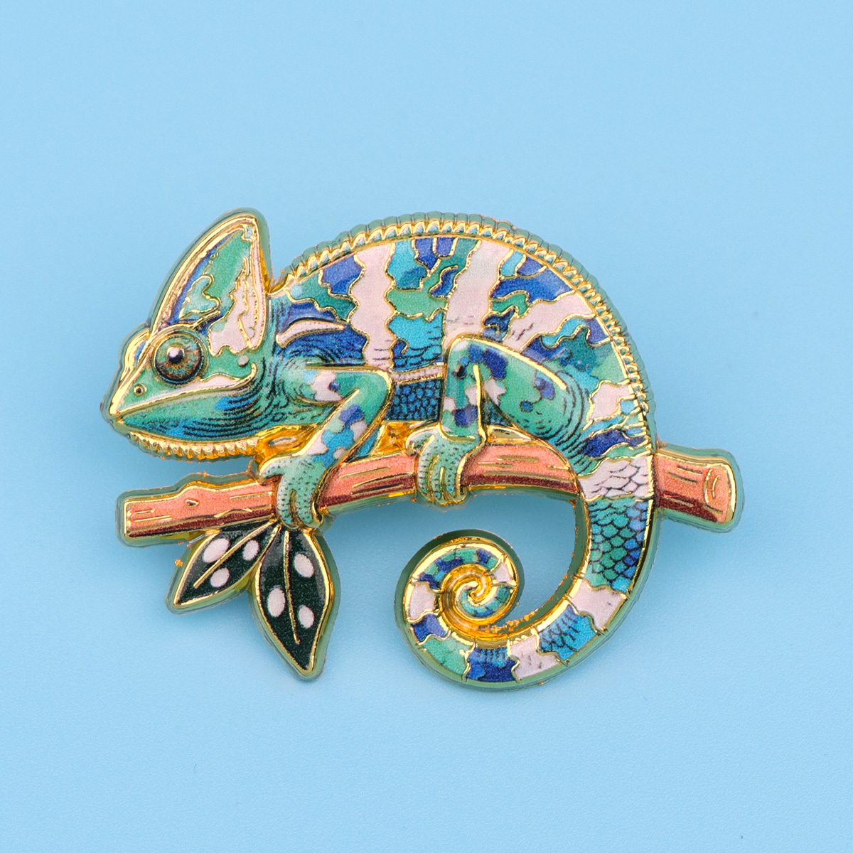 Cool Chameleon Cartoon Lapel Pins Enamel Pin For Backpacks Briefcase Badges Brooch For Clothes Accessories Fashion Gifts 1pc