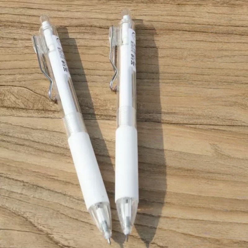 TEMU Lot de 2 porte- blancs avec clip porte-stylo en métal, poignée souple pour une écriture fluide, pour usage