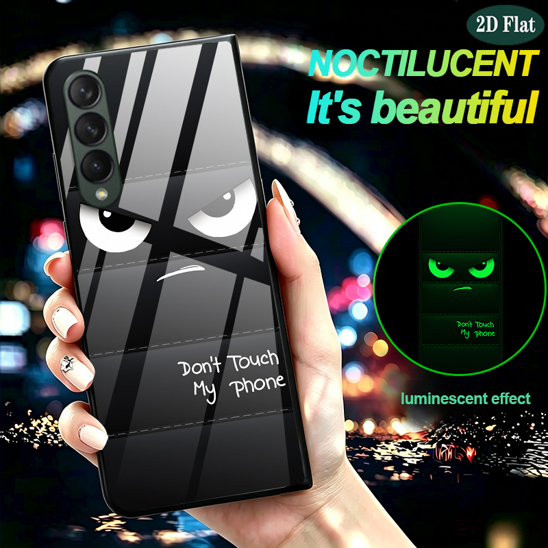 TEMU Phone Case: 2d Flat " My Phone" -the- Phone Case, Drop-proof, Self-, No Power Source Required. Suitable For Galaxy Z Fold 8