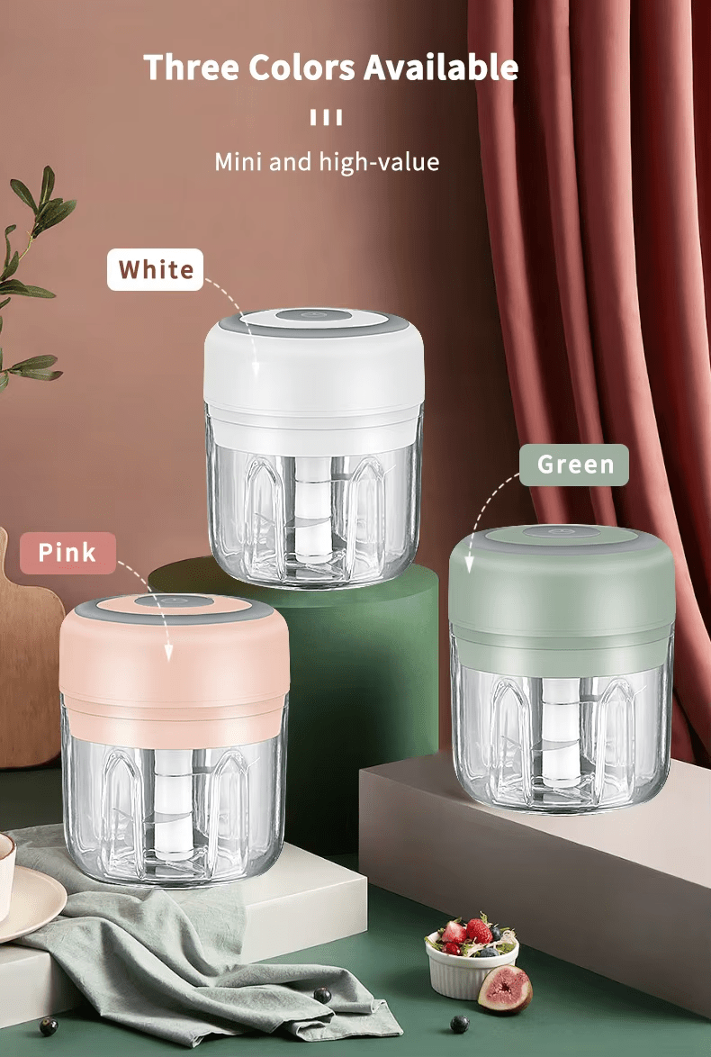usb charging electric mini crusher mixer grinder chopper,  , small portable chopper, electric food processor. suitable for onions, garlic,  , spices Product details 0