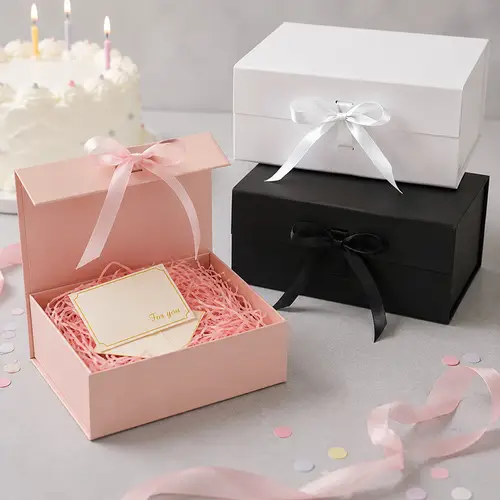 Magnetism Display Lettering magnetic lid gift box sold on Temu United States