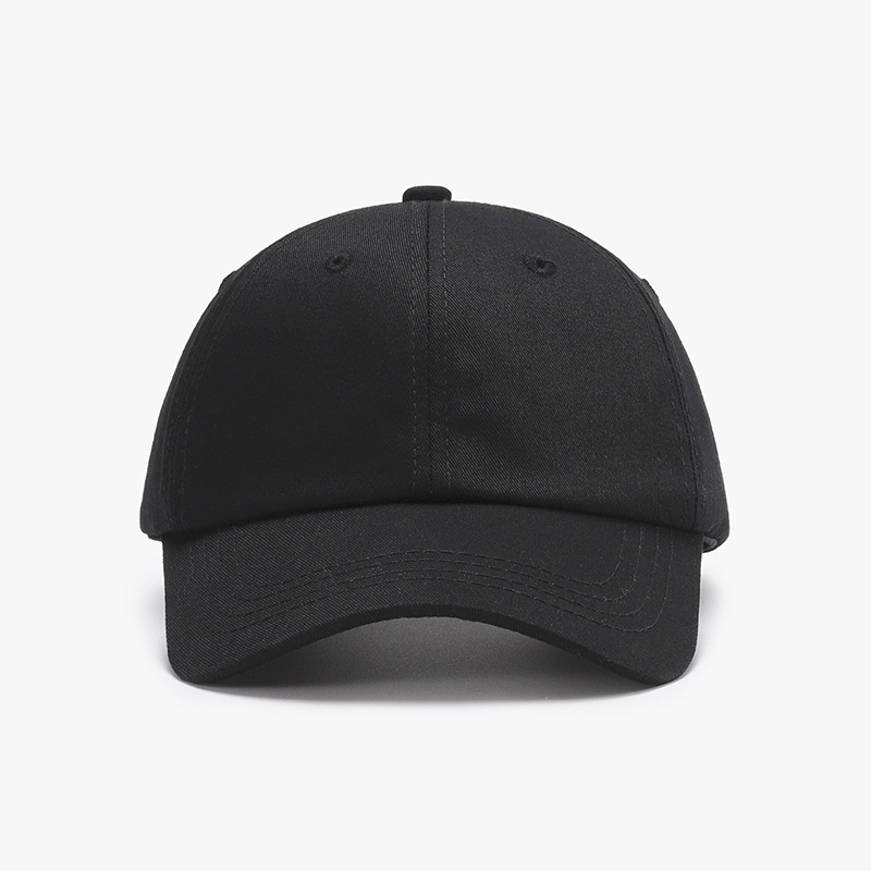 TEMU 1 stuk verstelbare baseballpet voor dames & unisex - lichtgewicht ademende zachte bovenkant, zwart geschikt voor buiten, vrijetijdskleding,