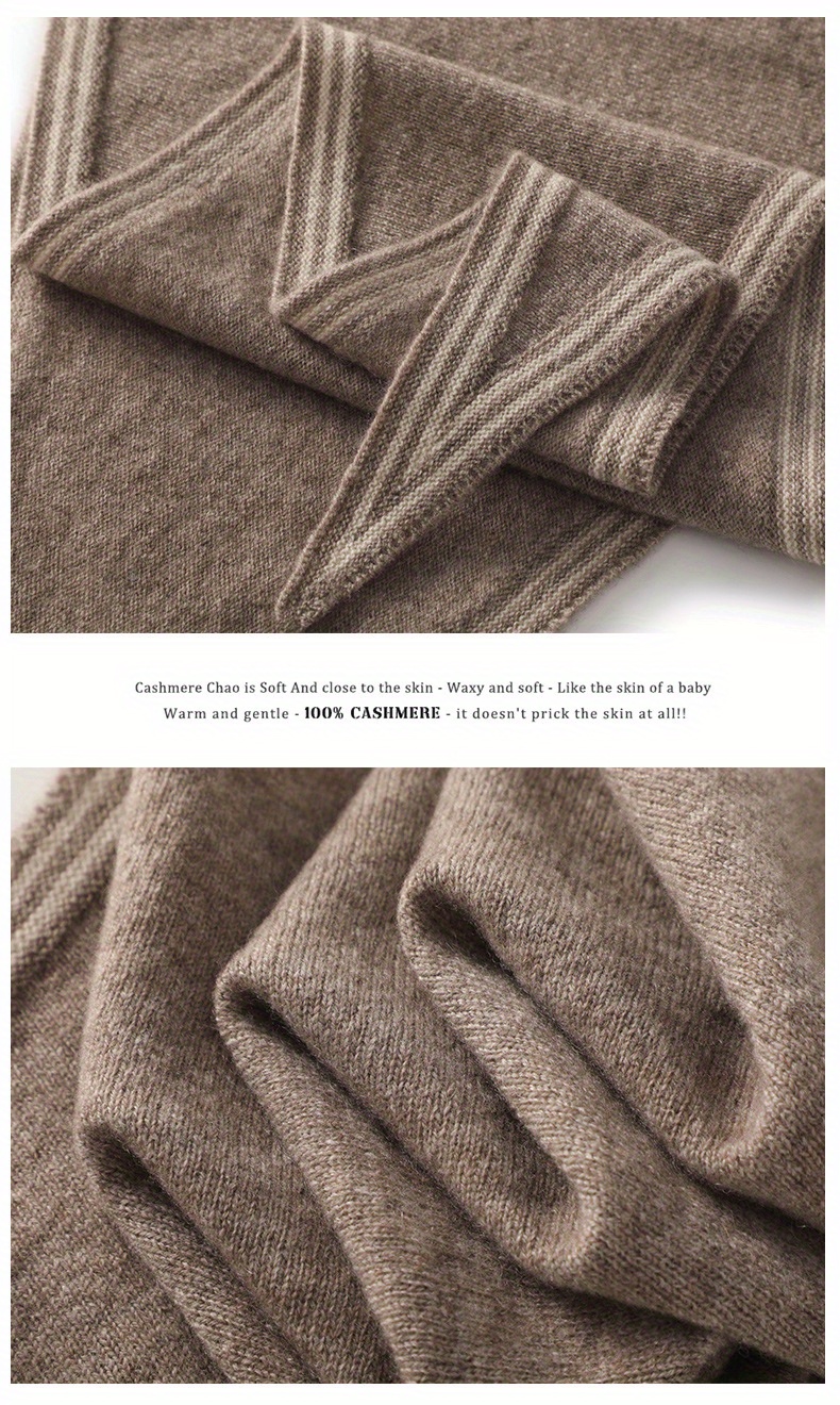 Ultra-Soft Cashmere Scarf: A Two-In-One Versatile Triangular Shawl And Neck Gaiter for Warmth And Comfort