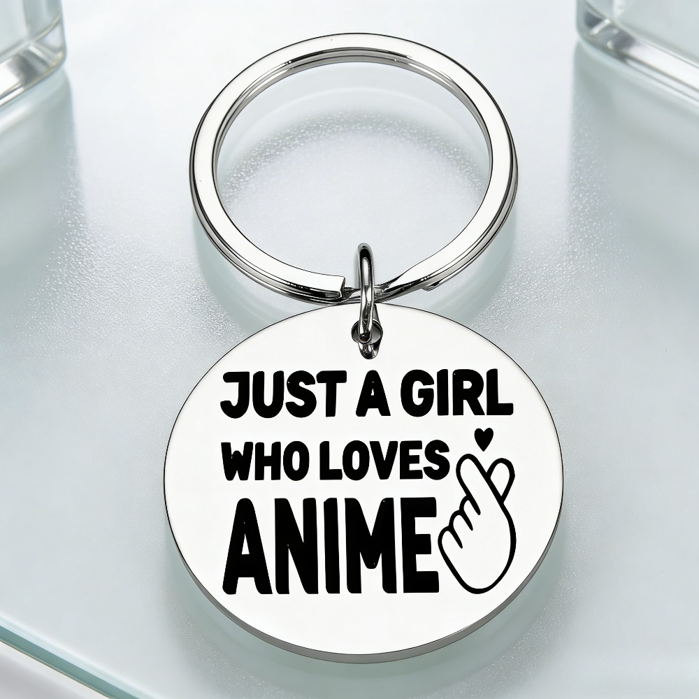 TEMU A "who Anime" Stainless Steel Keychain, A Perfect Accessory For Christmas, Birthdays, And New Year Gifts, An Accessory For A Best Birthday, A