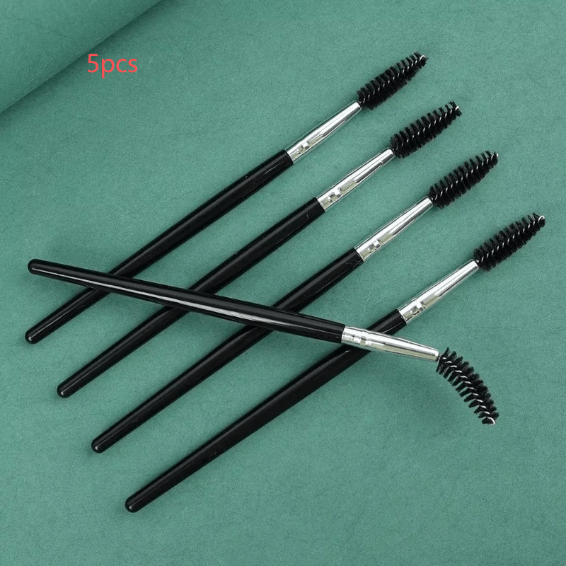 TEMU 5 Stück Weiche Augenbrauenbürste Wimpernbürste Professionelle Konturierung Augenbrauen Eyeliner Make-up Pinsel Augen Verblendung Kosmetik Pinsel