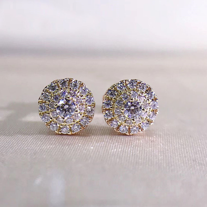 [moissanite Gra Certificate] S925 Sterling Silvery Inlaid Moissanite Women' Sparkling Stud Earrings - Hypoallergenic Lightweight Jewelry, Versatile For Outfits And Dates, An Gift For Women