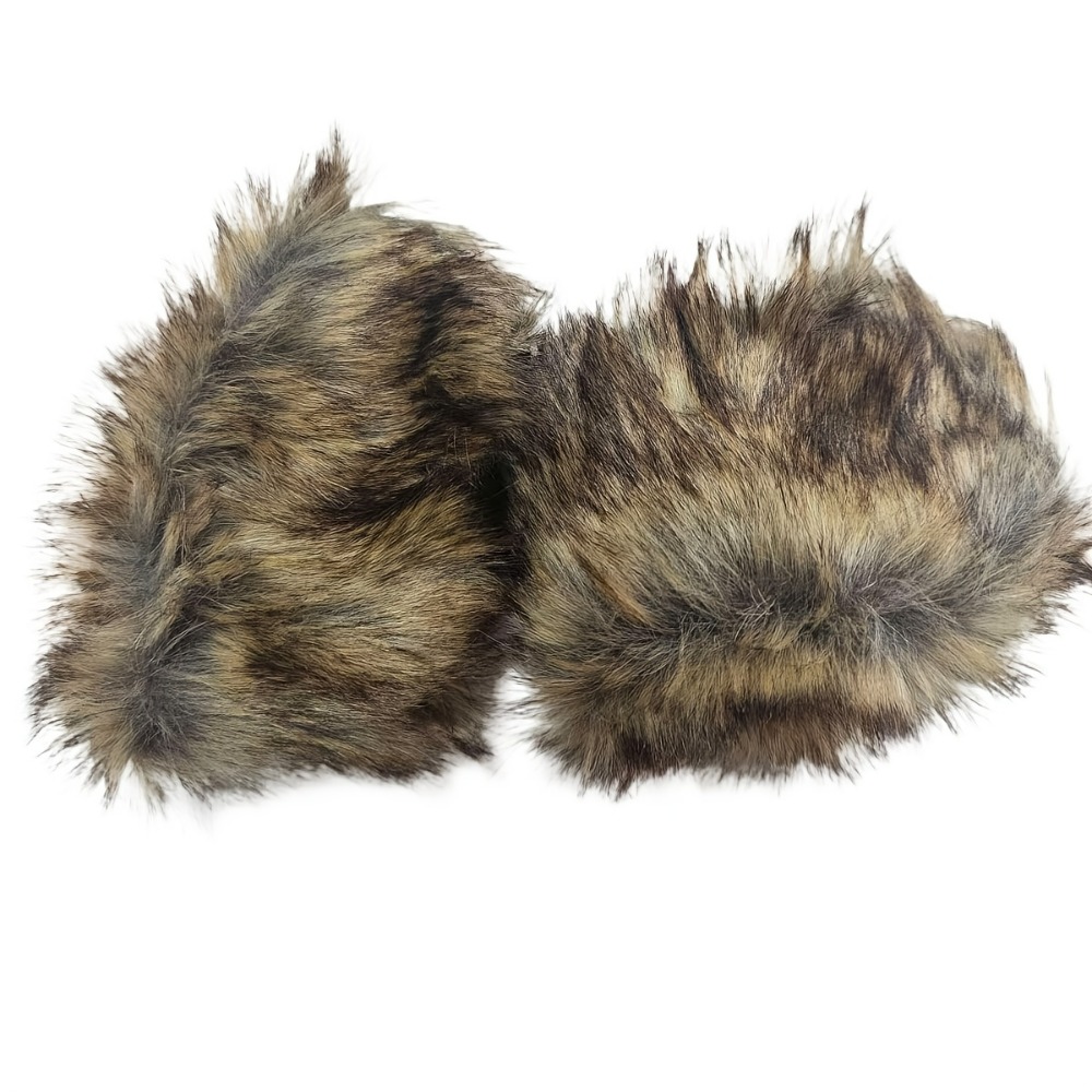 E-shop 1 Paar Damenmode Winter Warme Elastische Handgelenkstulpen | Damen Einfarbige Plüsch Arm Handgelenkschoner, Handwäsche oder Professionelle