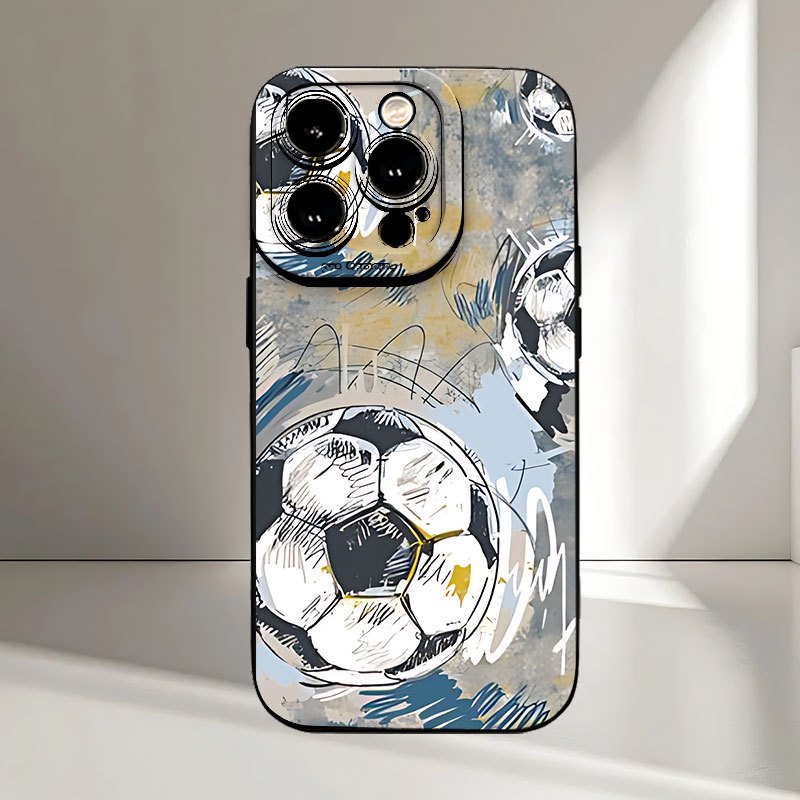 TEMU Phone Case: Graffiti Cartoon Pattern Uv Printing Matte Phone Angel Eyes Soft Phone Case Cover 360 Degree Full Protection For Iphone 16 11 12 13