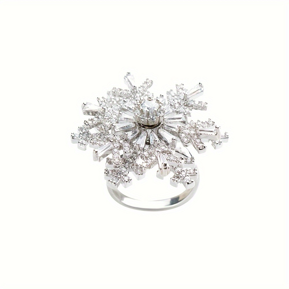 

1 Rotatable , Of High Quality Alloy And Aaa+ Zirconia, Christmas For Women