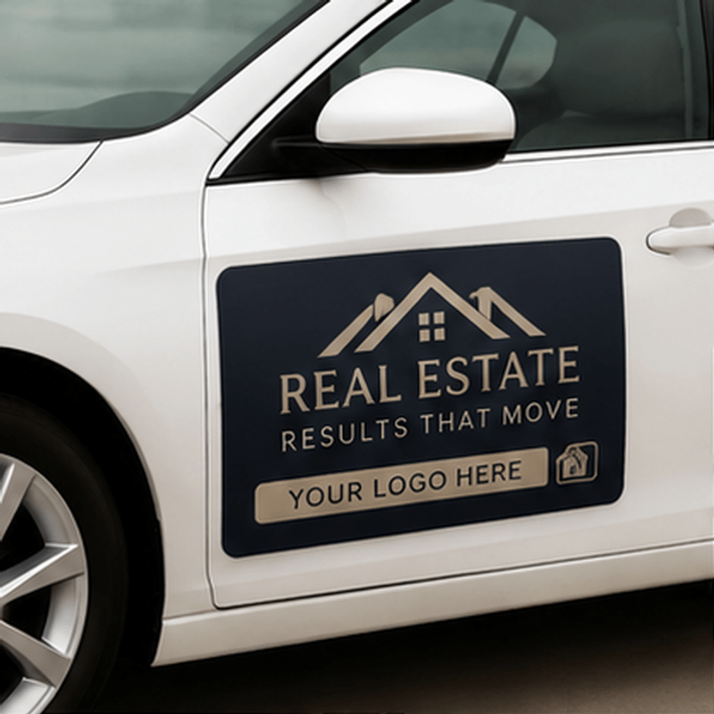 TEMU 1/2pcs Custom Magnetic Car Stickers For Commercial Advertising - Removable Magnetic Decals, Waterproof And Heat-resistant, On Cars, Trucks, And