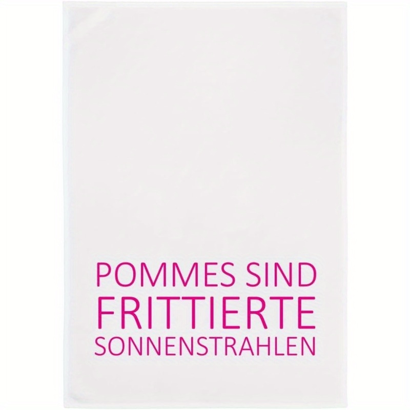 1pc 18×26 Inch Tea Towels, Kitchen Towels, Towel, Are Fried In Pink, Gift, Gift Idea