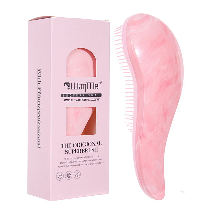 1pc Original Superb Hairbrush With Gift Box - Detangling & Scalp Massage Comb For Wet/dry Hair, Flexible Bristles For Normal Hair, Abs Plastic Handle, , Daily Styling & Detangling Tool