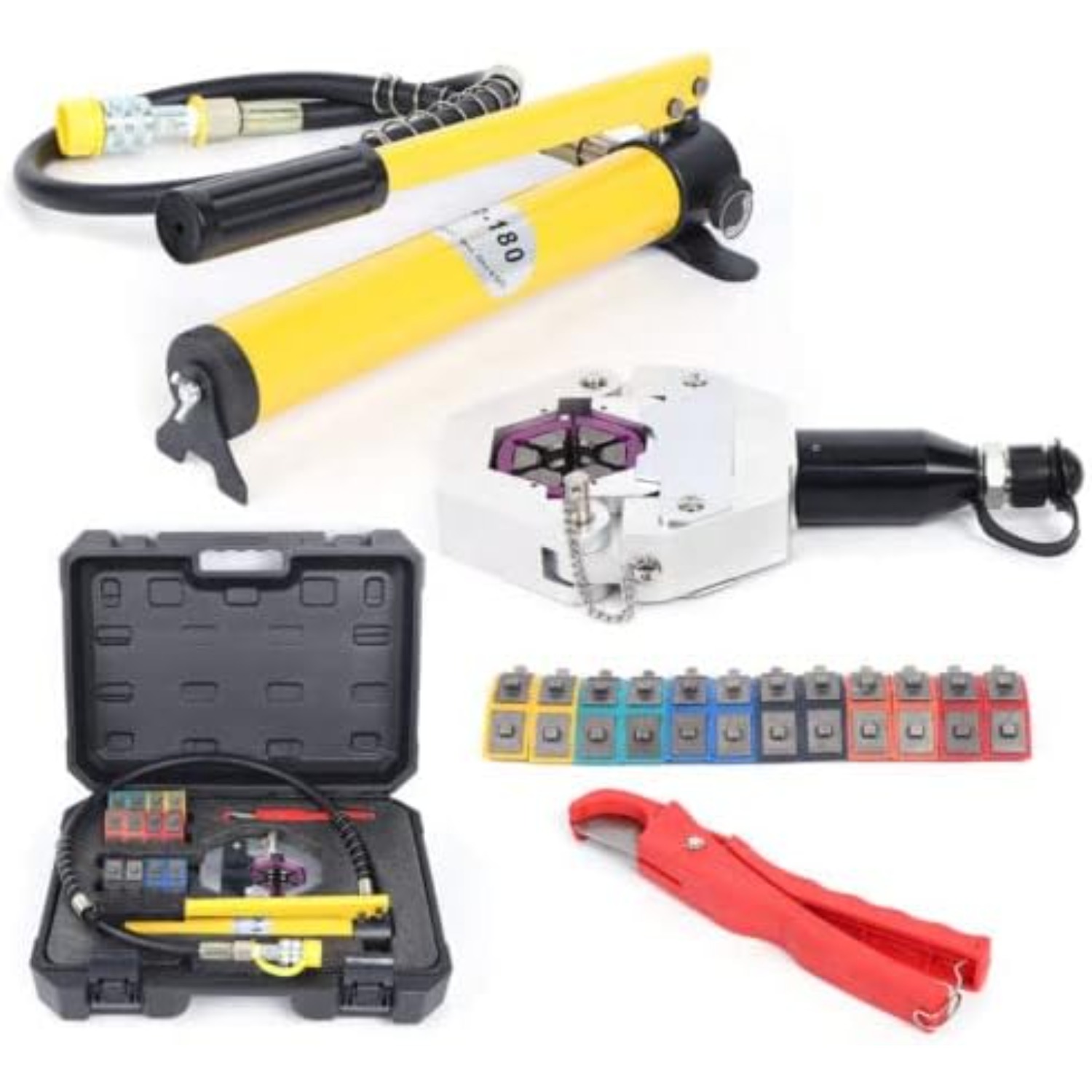 Hose Press Crimp Tool Hose Crimp Crimping Pliers Press Set Crimper Crimping Tool Hose Crimp Tool Air Conditioning Repair Car For Air Conditioning Systems